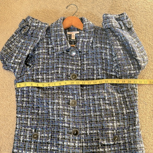 J. M Collections Blue Blazer Jacket Excellent Condition Size 14 - Picture 8 of 10